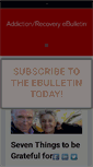 Mobile Screenshot of addictionrecoveryebulletin.org